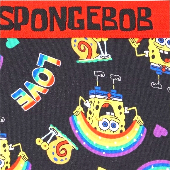 ❤️NWT VINTAGE TORRID SPONGEBOB RAINBOW PRIDE CHEEKY PANTY PANTIES - PLUS SIZE 1X - Picture 3 of 8